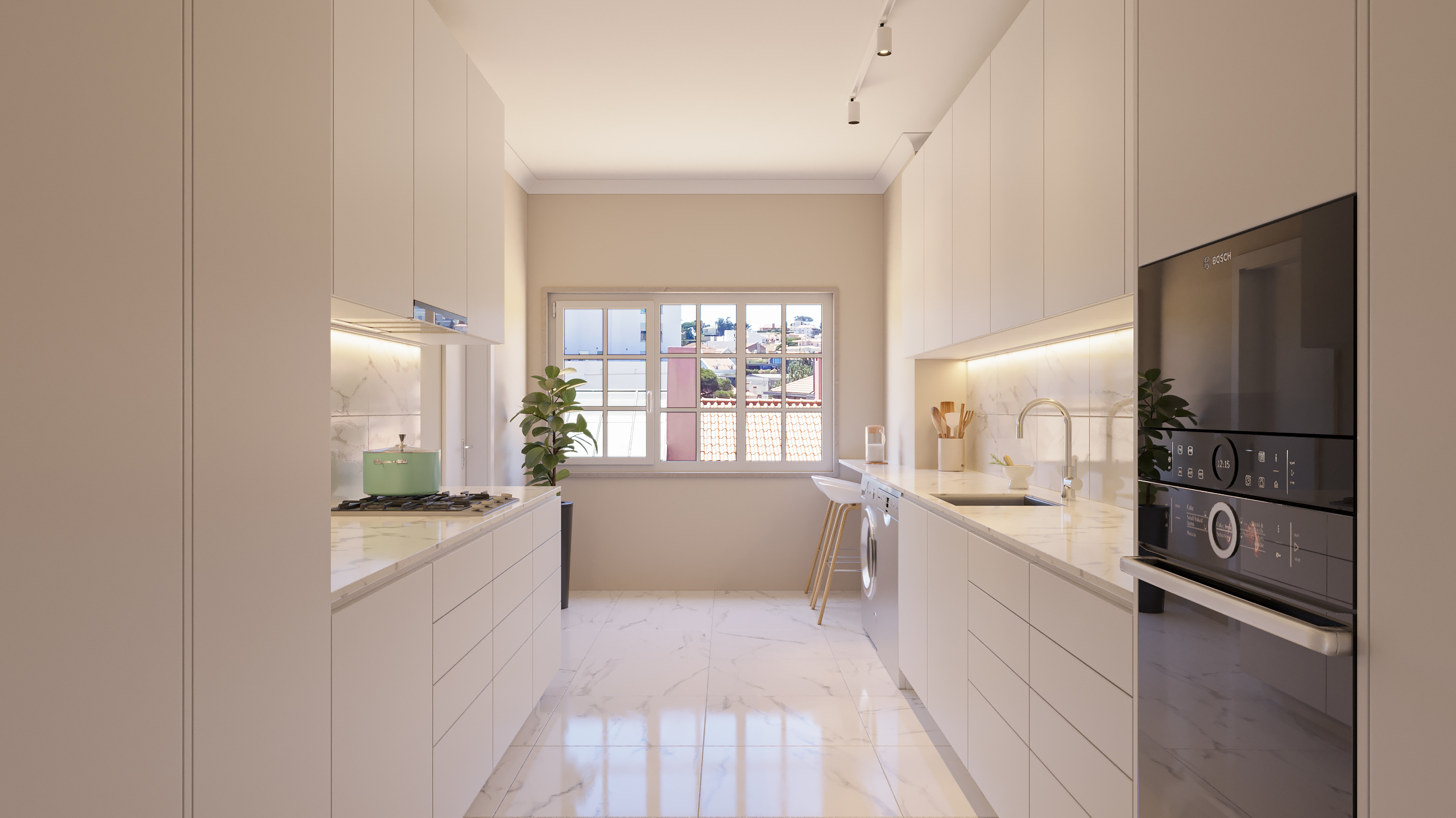 Parduodamas prabangiai įrengtas dviejų kambarių butas Kaškaiš.