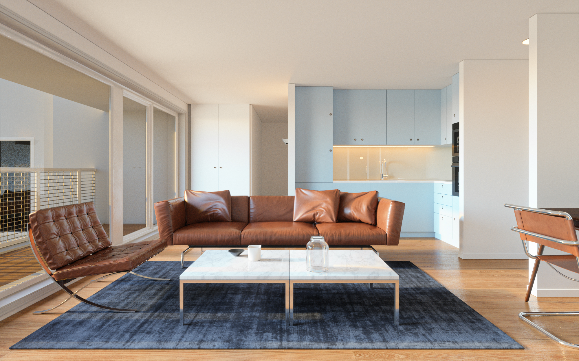 Parduodamas dviejų miegamųjų butas istoriniame Porto miesto pastate