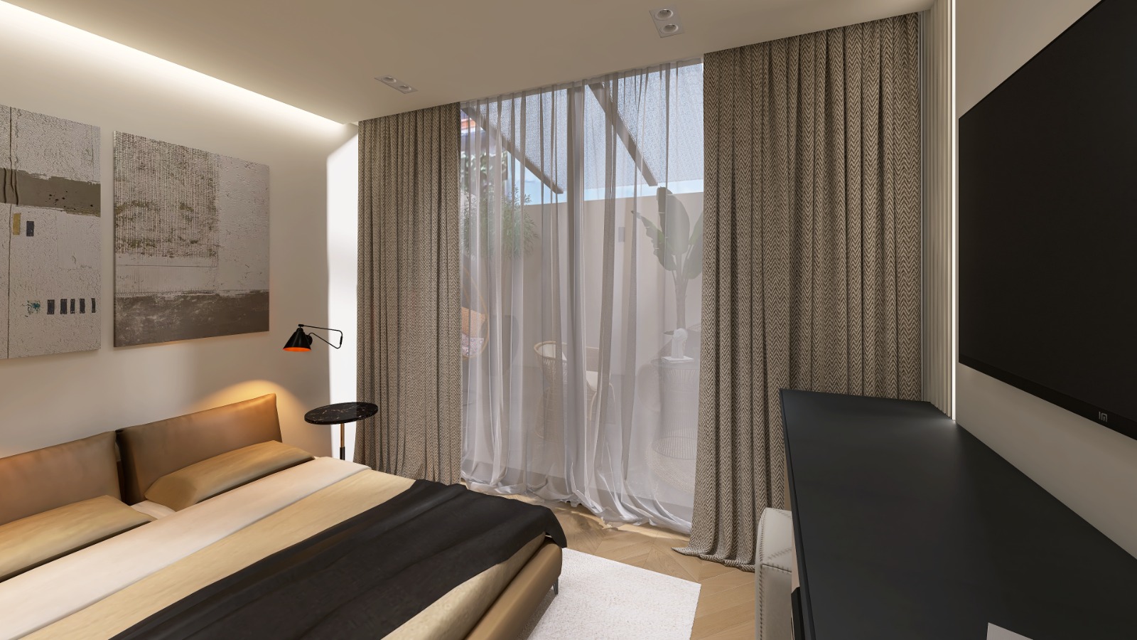 Parduodamas prabangus 2-jų miegamųjų butas su dviem balkonais Porto centre