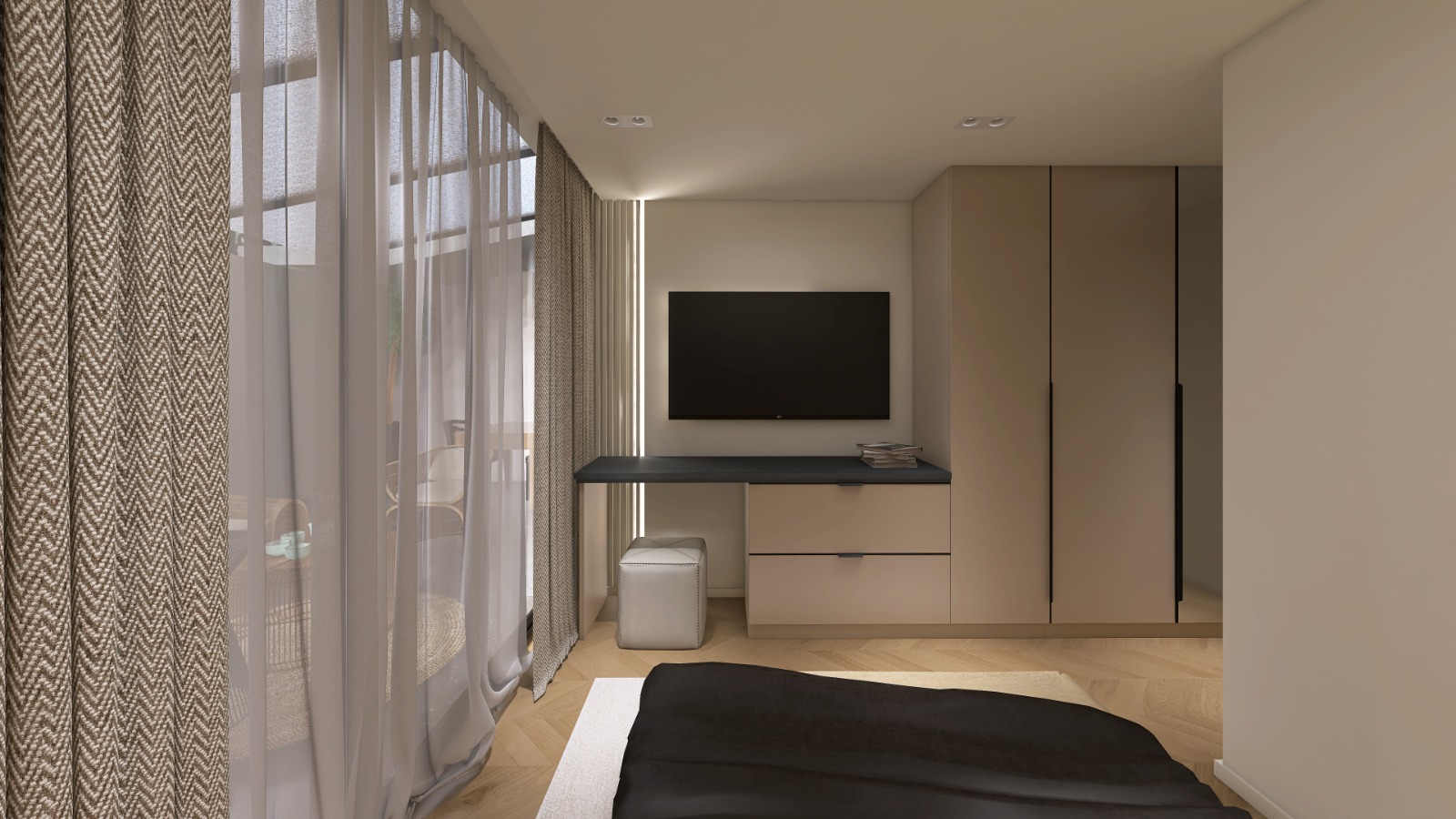 Parduodamas prabangus 2-jų miegamųjų butas su dviem balkonais Porto centre