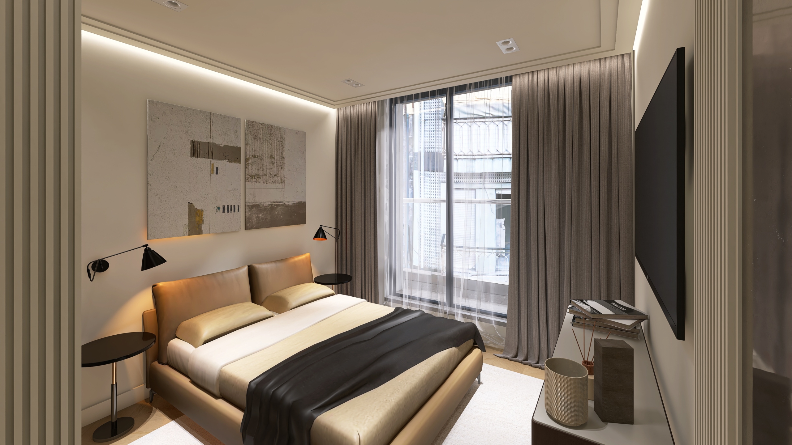 Parduodamas prabangus 2-jų miegamųjų butas su dviem balkonais Porto centre