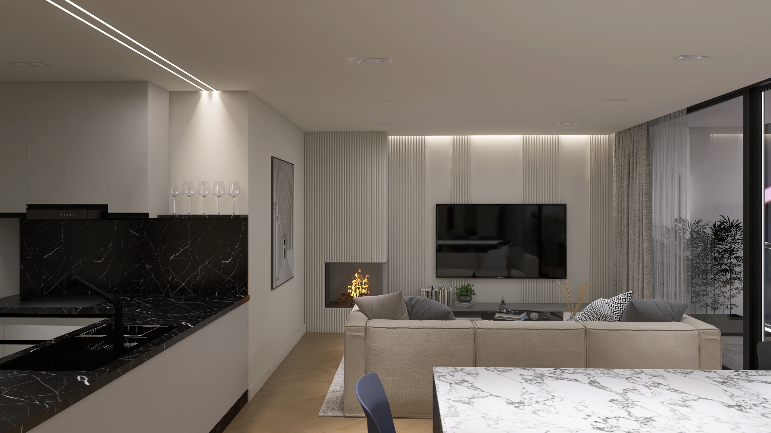 Parduodamas prabangus 2-jų miegamųjų butas su dviem balkonais Porto centre