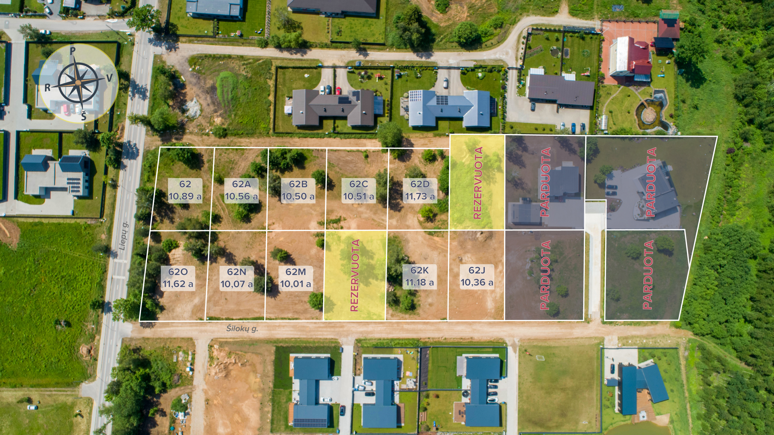 Liepų alėja - parduodami sklypai su statybų leidimais Vilniuje